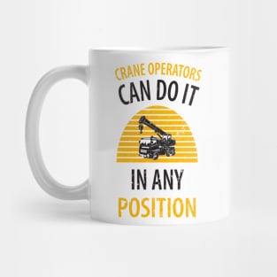 crane driver father father's day construction work Mug